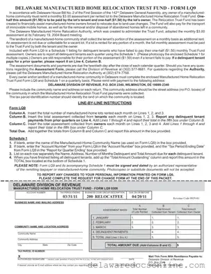 Fill Out Your Delaware Lq9 Form
